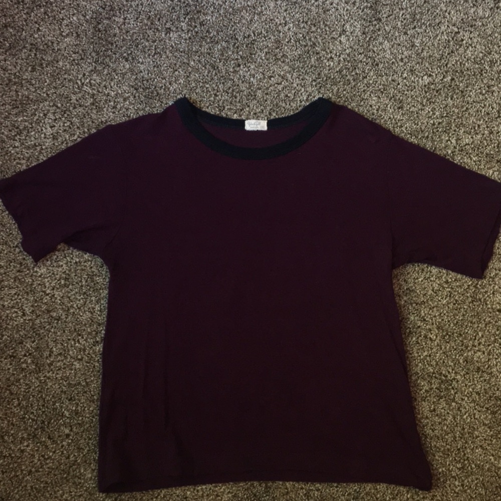 purple and blue brandy Melville shirt